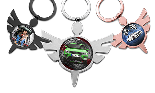 Llavero de ángel personalizado con diseño de coche! Regalo para un verdadero amante de los autos!