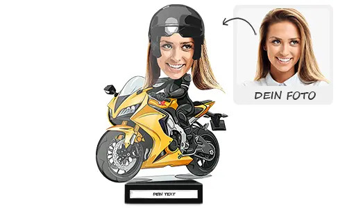 Fotodekorace jako dárek pro motorkářku