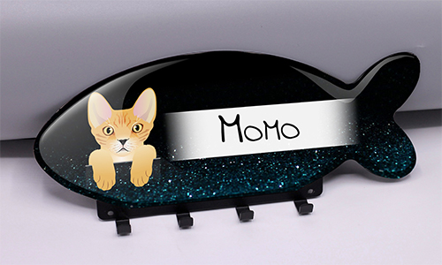Soporte para llaves de pared para dueños de mascotas