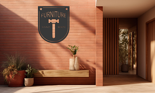 LED-valaistu metallilogo - ainutlaatuinen lahja ystävälle tai liikekumppanille