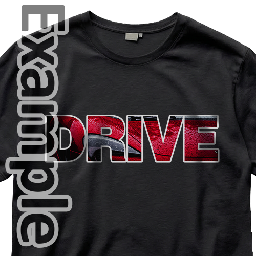 Individuellt T-shirt med text