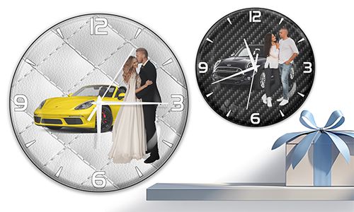  Reloj de pared con imagen de esposo