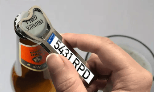 Flaschenöffner - Kühlschrankmagnet