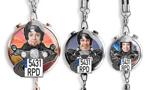 Car air freshener foto motorcycle rider