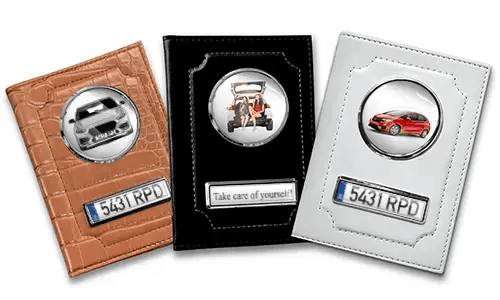 Porte-documents de voiture standard avec voiture/photo et plaque d'immatriculation pour ta sœur
