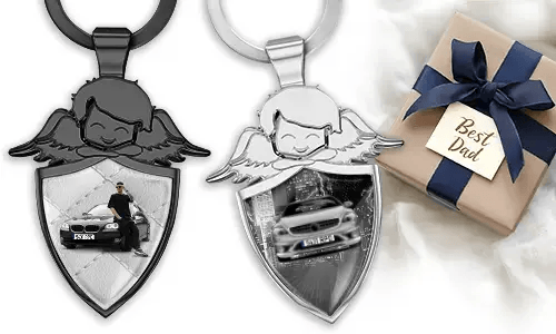 Llavero de ángel personalizado - regalo para tu papá