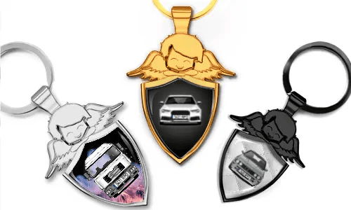 Guardian-Angel-Keychain-Shild