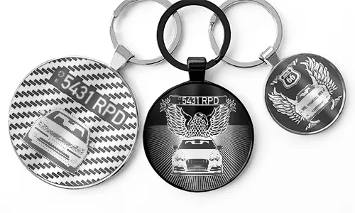 Keychain Round with Engraving