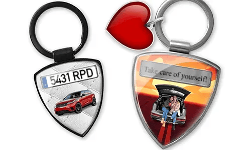 Schildvormige sleutelhanger als cadeau voor beste vrienden