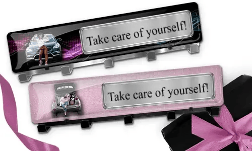 Gepersonaliseerde luxe wand-sleutelbord - gaaf cadeau voor je dochter