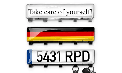 Luxe sleutelbord - Chroom