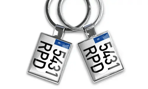 Motorcycle Keychain - Chrome