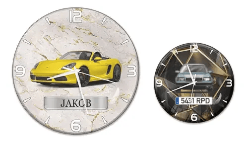 Nástěnné hodiny pro milovníky aut