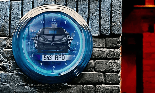 Horloge murale néon comme cadeau sympa