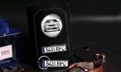 Car documents holder lying