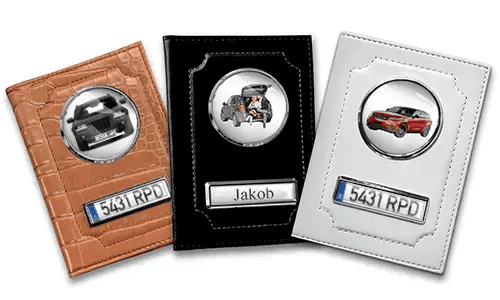 Car documents holder lying