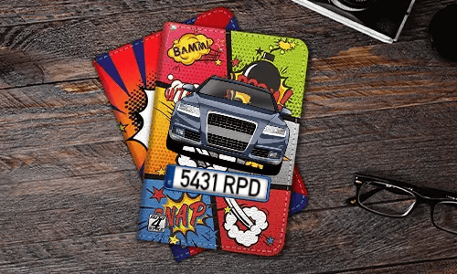 auto hülle Comic 3 in einer Tasche auto schutzhülle innen