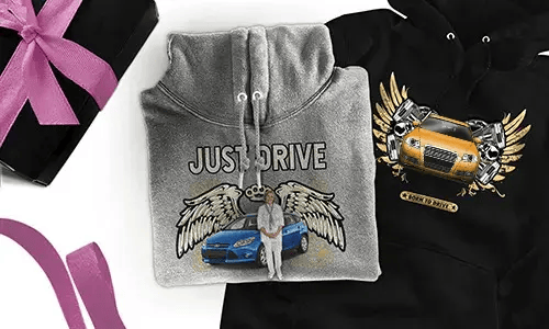 auto pullover Schwarz mit schwarzem Auto pullover auto