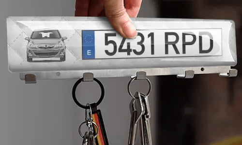 gallery-luxury-key-board-car-silhouettes-license-plate-1