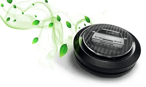 auto duftdose mit Carbon Hintergrund raumduft auto