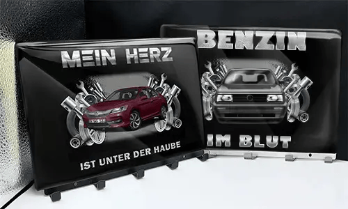 schlüsselbrett design in zwei Varianten auf dem Tisch  schlüsselbrett tuning