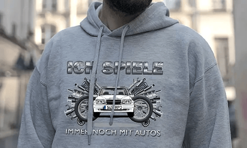 tuning pullover Grau 