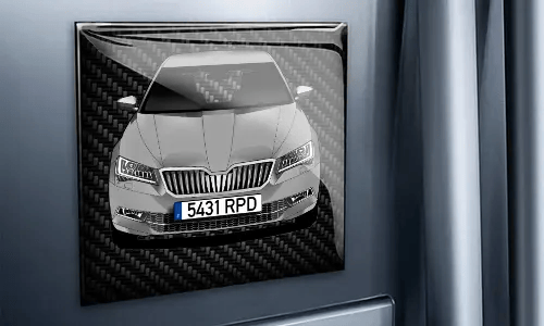 foto magnet mit dem Hund auf dem Wand personalisierte magnete