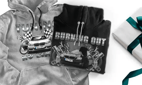 tuning pullover Grau mit dem Wagen auf dem Hintergrund turbo hoodie tuning pullover Grau mit dem Wagen auf dem Hintergrund turbo hoodie