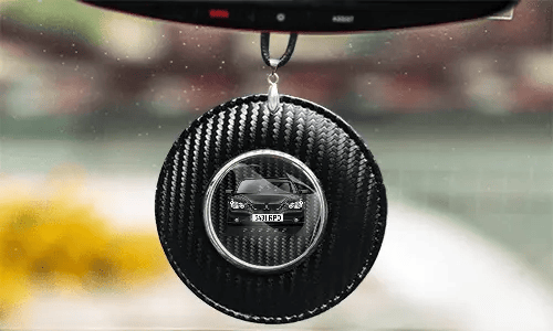 autospiegelanhänger mit foto auf dem Rückspiegel individualisierter autospiegelanhänger