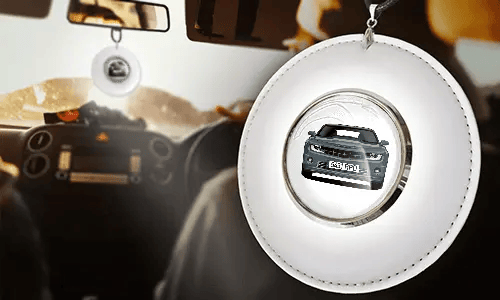 autospiegelanhänger mit foto weiß in Auto individueller Rückspiegelanhänger