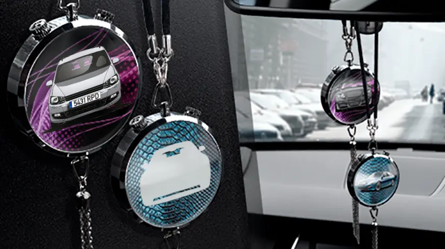 Car Air Freshener Metal Perfumedieser Car Photo