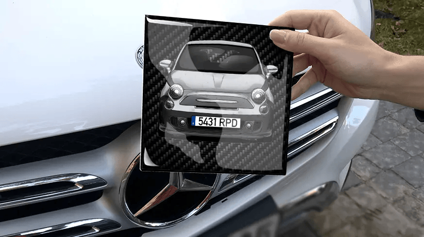 Magneet Vierhoekig Frameloos