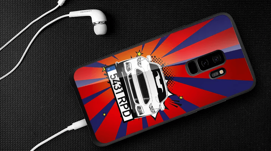 Mobile Case Comic Silhuette