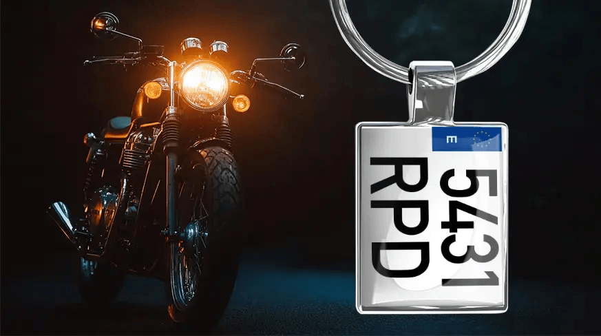 Motocyklowy brelok do kluczy